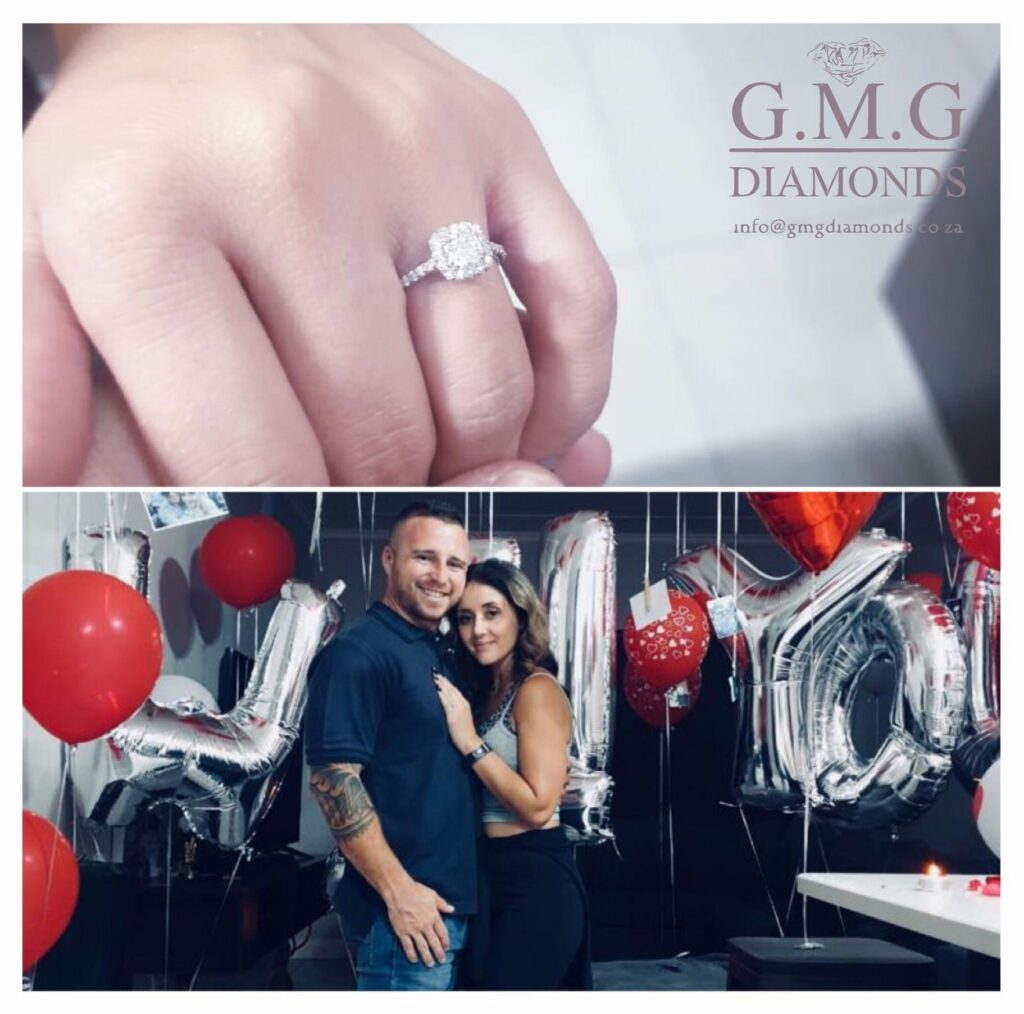 happy engagement ring